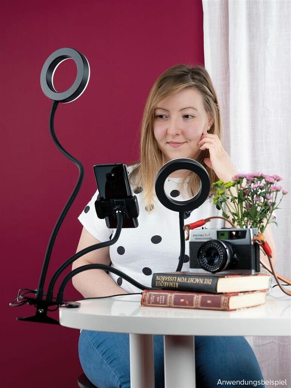 Dörr LED Selfie 2-er Ringlicht SLR-12 BI-COLOR 