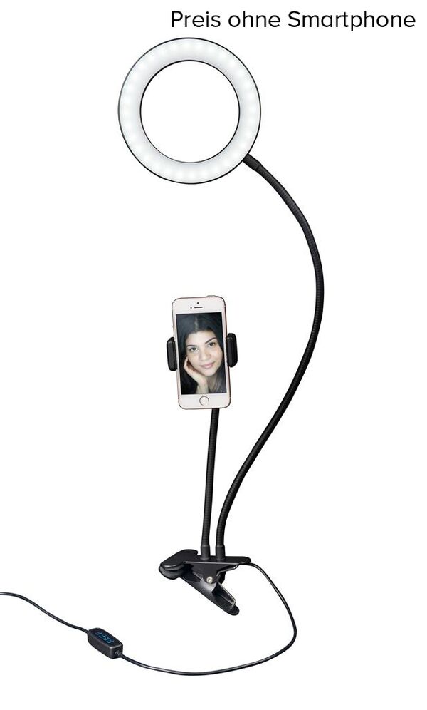 Dörr LED Selfie Ringlicht SLR-16 Bi-Color 