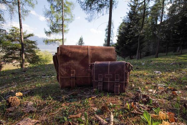 Dörr Leder Fototasche Kapstadt  vintage brown small