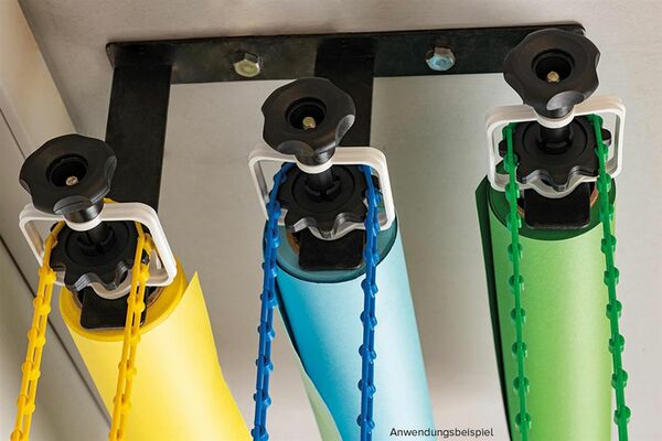 Dörr Rollenaufhänger für Papierhintergründe  3 Rollen