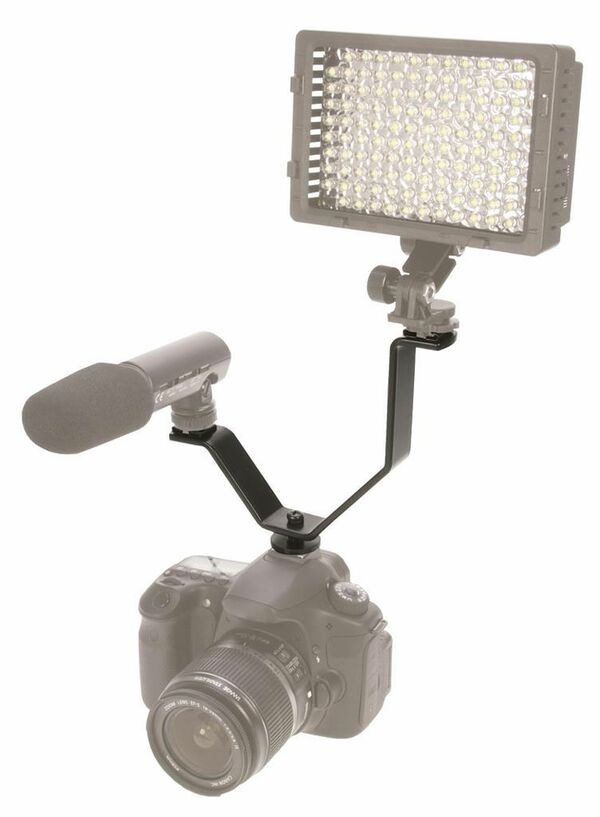 Dörr Videozubehör Halter für Mikrofon + Leuchte 