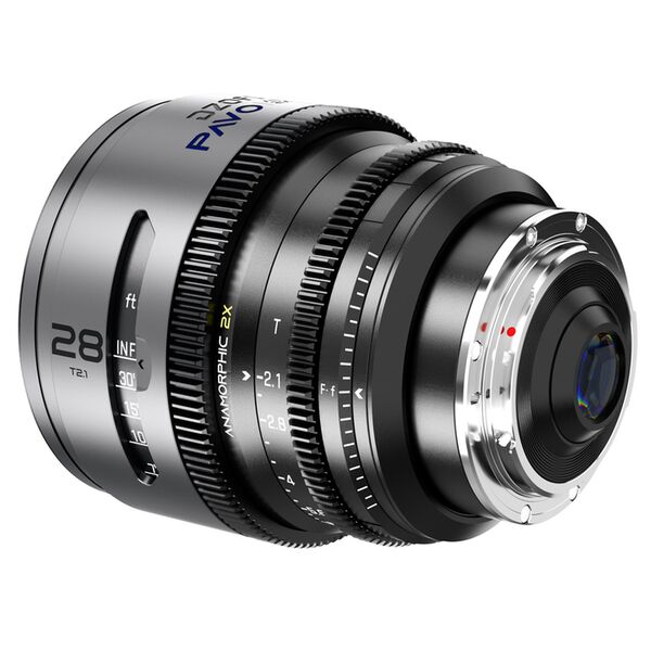 DZOFILM Pavo 2x Anamorphic 3-Lens Kit (28/40/75mm T2.1) für PL/EF Mount (S35) metric - Blue Coating 