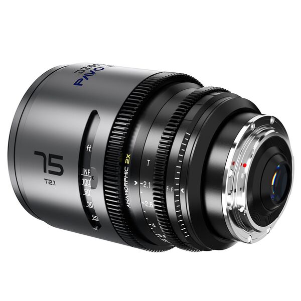 DZOFILM Pavo 2x Anamorphic 3-Lens Kit (28/40/75mm T2.1) für PL/EF Mount (S35) metric - Blue Coating 