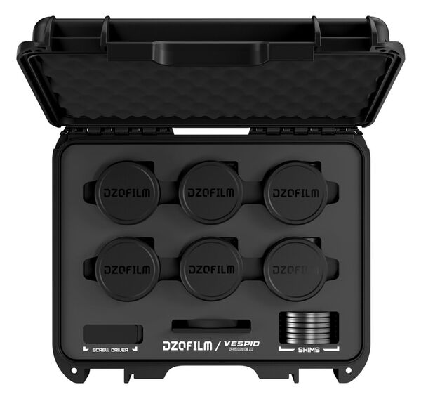 DZOFILM Vespid Prime II 6-Lens Kit (18/24/35/50/85/105 T1.9) 
