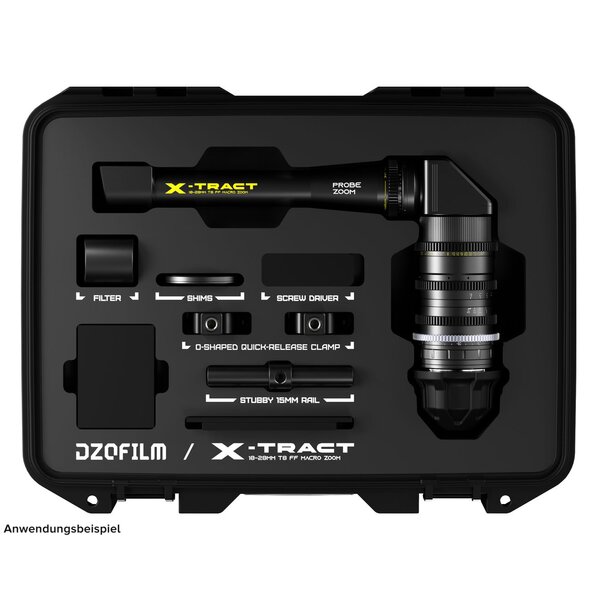 DZOFILM X-TRACT 18-28mm T.8 FF 360° Probe Macro Zoom Lens  PL-Mount
