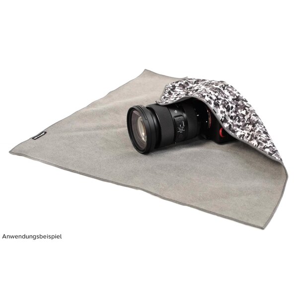 Easy Wrapper selbsthaftendes Einschlagtuch  L 47 x 47 cm Schwarz/Weiß Camouflage