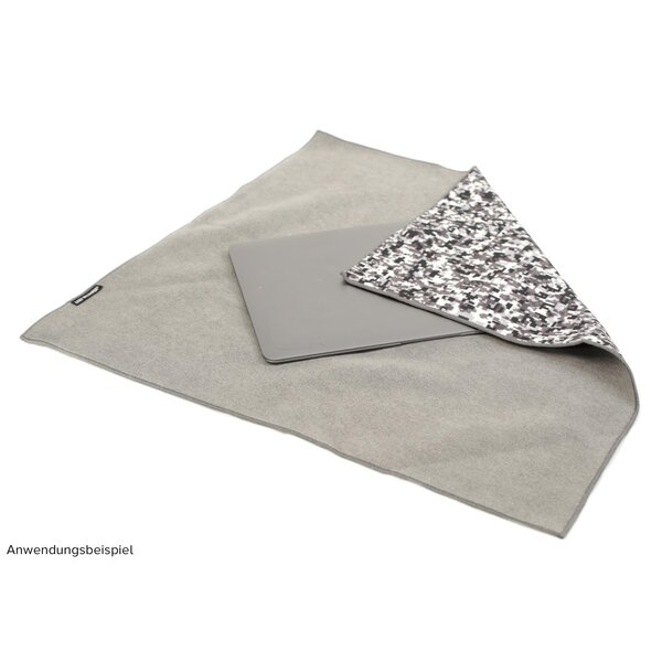 Easy Wrapper selbsthaftendes Einschlagtuch  L 47 x 47 cm Schwarz/Weiß Camouflage