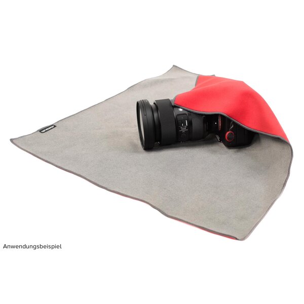 Easy Wrapper selbsthaftendes Einschlagtuch  L 47 x 47 cm rot