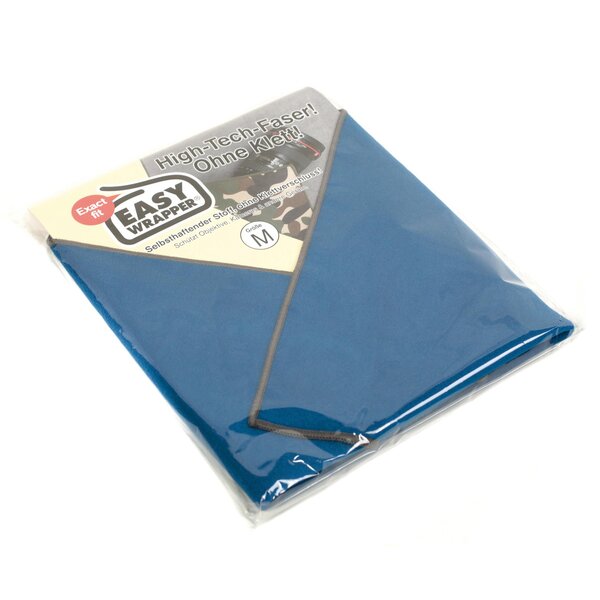 Easy Wrapper selbsthaftendes Einschlagtuch  M 35 x 35 cm blau