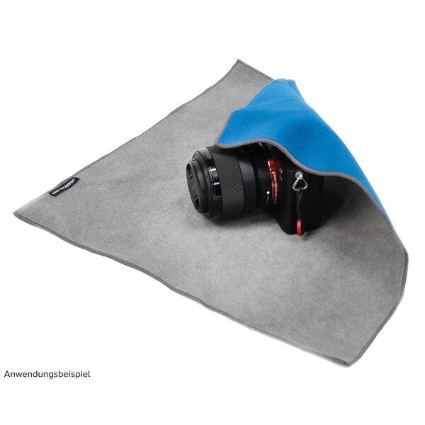 Easy Wrapper selbsthaftendes Einschlagtuch  M 35 x 35 cm blau