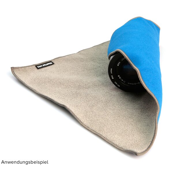 Easy Wrapper selbsthaftendes Einschlagtuch  M 35 x 35 cm blau