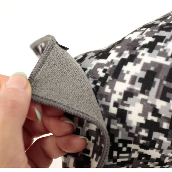 Easy Wrapper selbsthaftendes Einschlagtuch  S 28 x 28 cm Schwarz/Weiß Camouflage