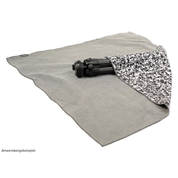 Easy Wrapper selbsthaftendes Einschlagtuch  XL 71 x 71 cm Schwarz/Weiß Camouflage