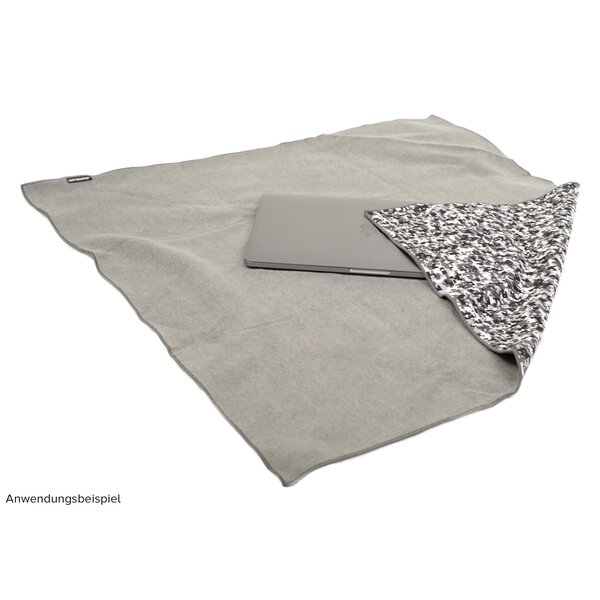 Easy Wrapper selbsthaftendes Einschlagtuch  XL 71 x 71 cm Schwarz/Weiß Camouflage