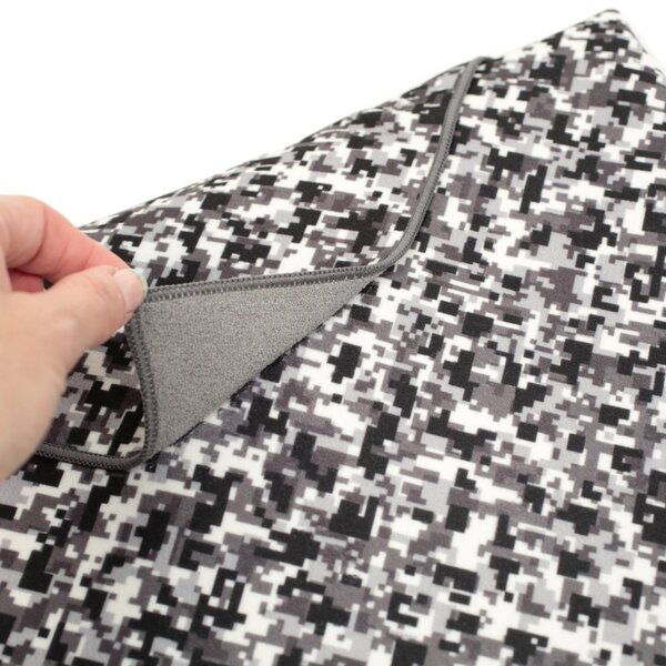 Easy Wrapper selbsthaftendes Einschlagtuch  XL 71 x 71 cm Schwarz/Weiß Camouflage