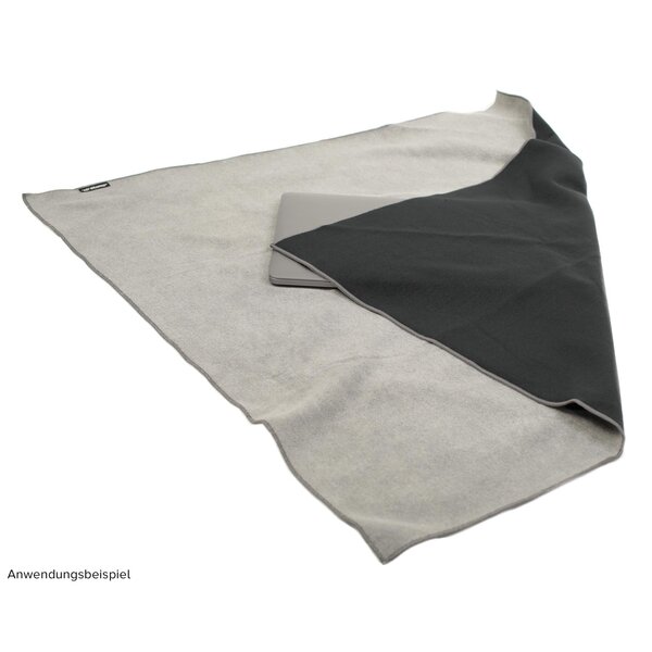 Easy Wrapper selbsthaftendes Einschlagtuch  XL 71 x 71 cm schwarz