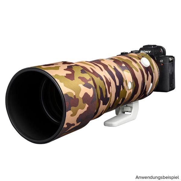 EasyCover Lens Oak Objektivschutz für Sony  FE 200-600 F5.6-6.3 G OSS Braun Camouflage