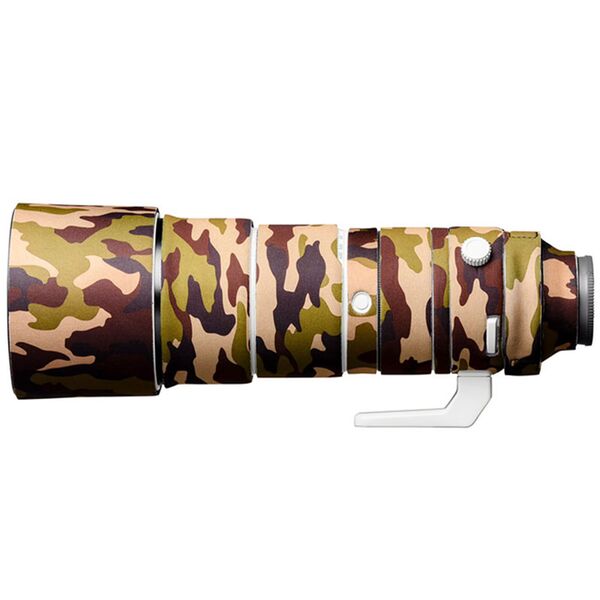 EasyCover Lens Oak Objektivschutz für Sony  FE 200-600 F5.6-6.3 G OSS Braun Camouflage