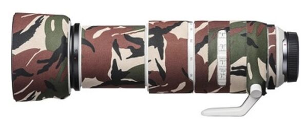 EasyCover Lens Oak Objektivschutz  Canon RF 100-500mm F4.5-71L IS USM Grün Camouflage