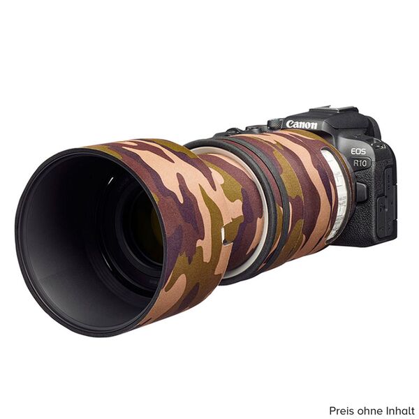EasyCover Lens Oak Objektivschutz für Canon  RF 70-200mm F/4L IS USM  Braun Camouflage