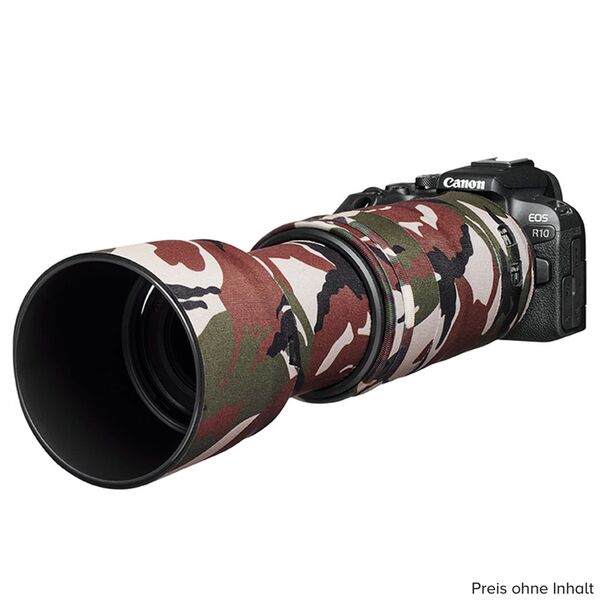 EasyCover Lens Oak Objektivschutz für Canon  RF 100-400mm F5.6-8 IS USM  Grün Camouflage