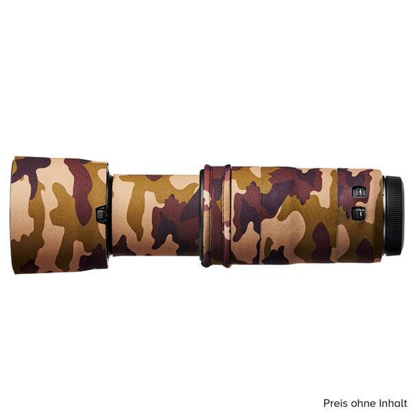 EasyCover Lens Oak Objektivschutz für Canon  RF 100-400mm F5.6-8 IS USM  Braun Camouflage