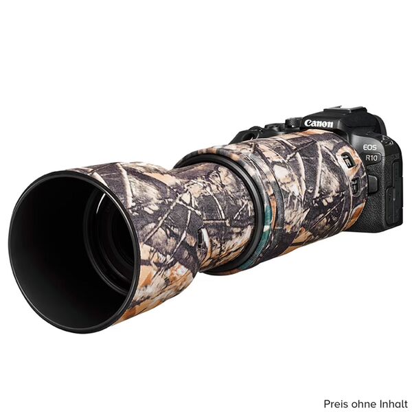EasyCover Lens Oak Objektivschutz für Canon  RF 100-400mm F5.6-8 IS USM Wald Camouflage