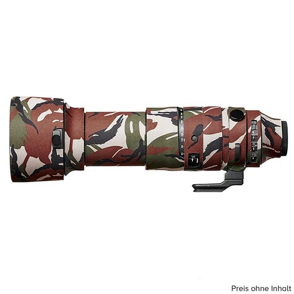 EasyCover Lens Oak Objektivschutz für Sigma  60-600mm F4.5-6.3 DG DN OS (E und L-Mount)  Green Camouflage