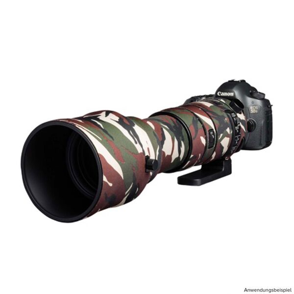 EasyCover Lens Oak Objektivschutz für Sigma 150-600mm F5-6.3 DG DN OS Sports (für E & L Mounts)  grün - camouflage