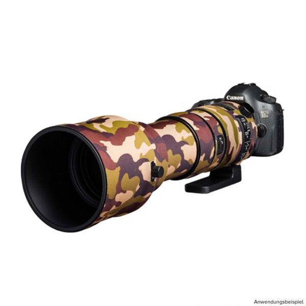 EasyCover Lens Oak Objektivschutz für Sigma 150-600mm F5-6.3 DG DN OS Sports (für E & L Mounts)  braun - camouflage