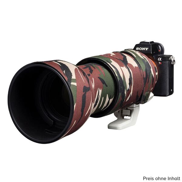 EasyCover Lens Oak Objektivschutz für Sony  FE 100-400mm F4. 5-5.6 GM OSS Grün Camouflage