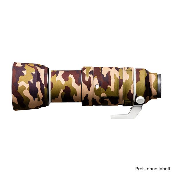 EasyCover Lens Oak Objektivschutz für Sony  FE 100-400mm F4. 5-5.6 GM OSS Braun Camouflage