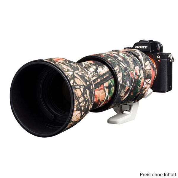 EasyCover Lens Oak Objektivschutz für Sony  FE 100-400mm F4. 5-5.6 GM OSS Wald Camouflage