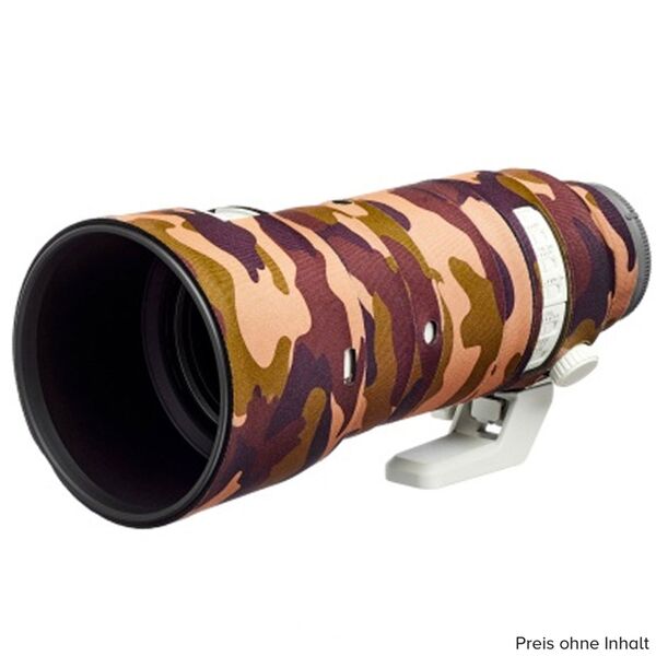 EasyCover Lens Oak Objektivschutz für Sony  FE 70-200mm F2.8 GM OSS II  Braun Camouflage