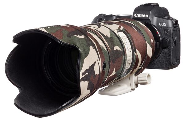 EasyCover Lens Oak Objektivschutz für Canon EF 70-200mm f/2.8 IS II USM  grün-camouflage