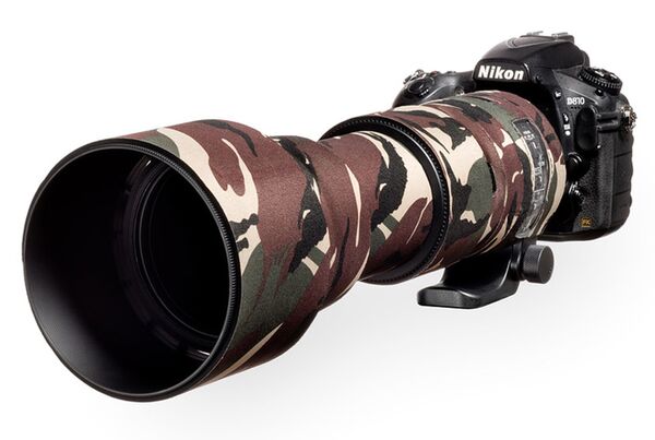 EasyCover Lens Oak Objektivschutz für Sigma 150-600mm f/5-6.3 DG OS HSM Contemporary  grün-camouflage