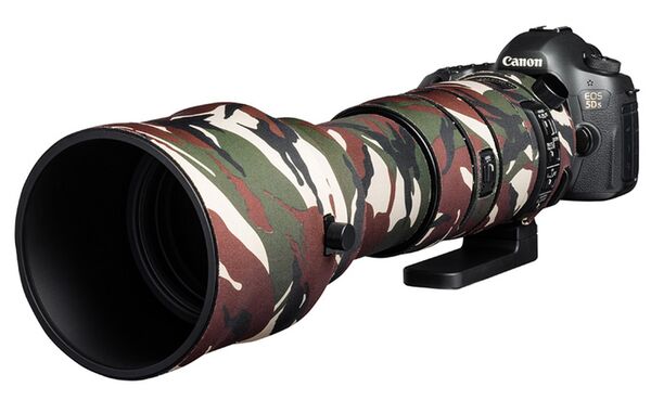 EasyCover Lens Oak Objektivschutz für Sigma 150-600mm f/5-6.3 DG OS HSM Sport  grün-camouflage