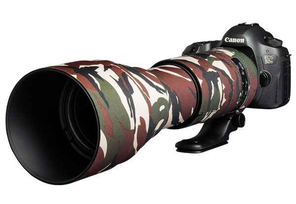 EasyCover Lens Oak Objektivschutz für Tamron 150-600mm F/5-6.3 Di VC USD G2  grün-camouflage
