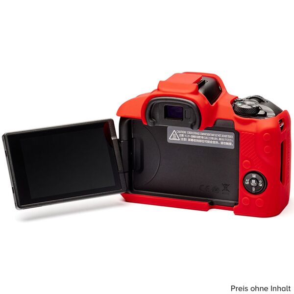 EasyCover Silikon-Schutzhülle für Canon  R50  Rot
