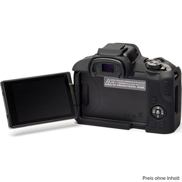 EasyCover Silikon-Schutzhülle für Canon  R50  Schwarz