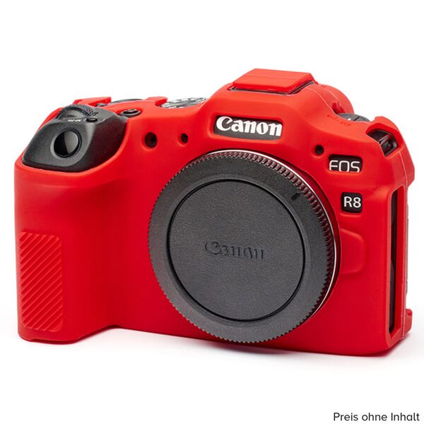 EasyCover Silikon-Schutzhülle für Canon  R8  Rot
