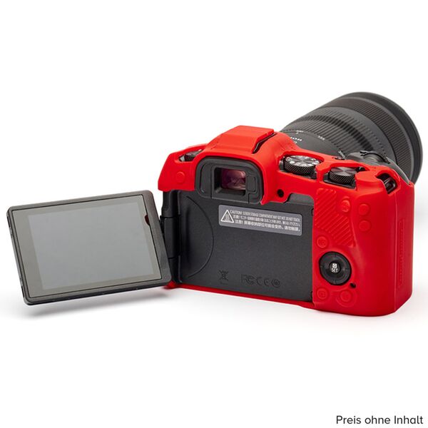 EasyCover Silikon-Schutzhülle für Canon  R8  Rot