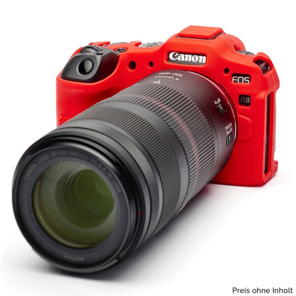 EasyCover Silikon-Schutzhülle für Canon  R8  Rot