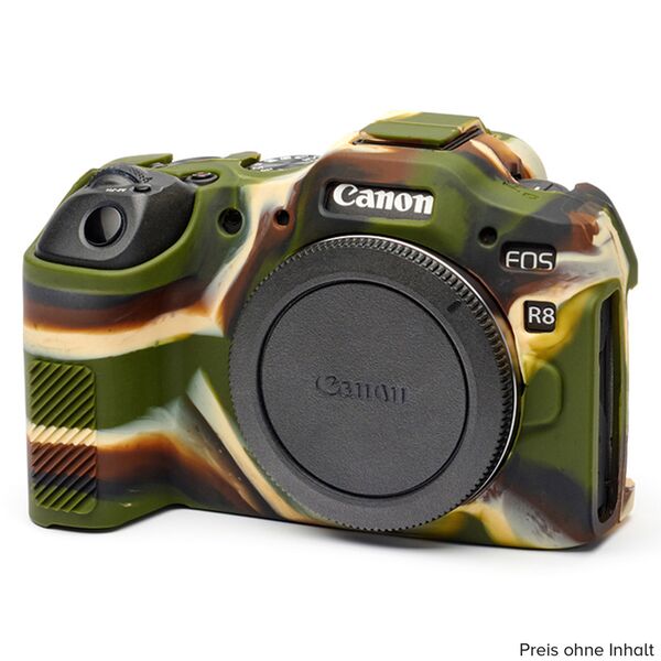 EasyCover Silikon-Schutzhülle für Canon  R8  Camouflage