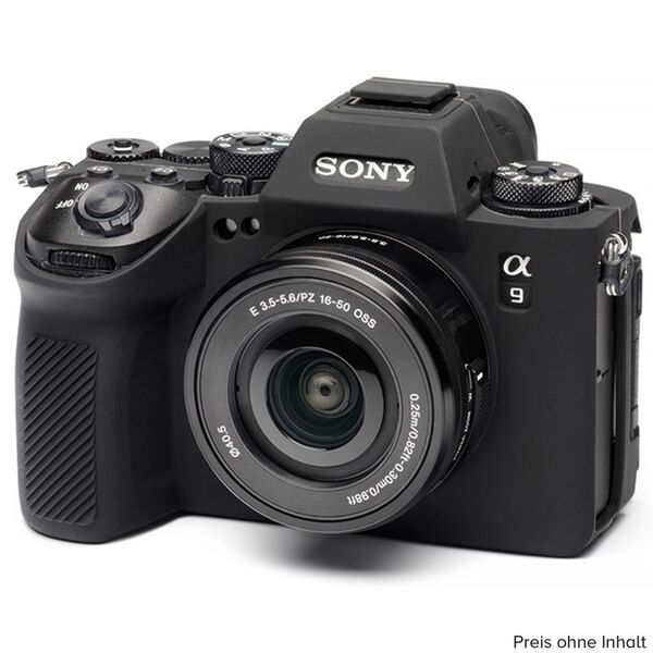 EasyCover Silikon-Schutzhülle für Sony  A9 III Schwarz