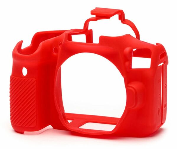 EasyCover Silikon-Schutzhülle für Canon 90D  rot