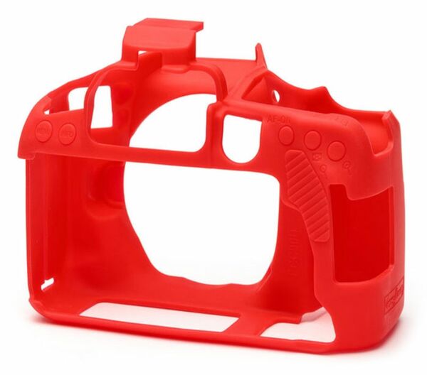 EasyCover Silikon-Schutzhülle für Canon 90D  rot