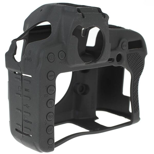 EasyCover Silikon-Schutzhülle für Nikon D850 - maßgefertigt  schwarz