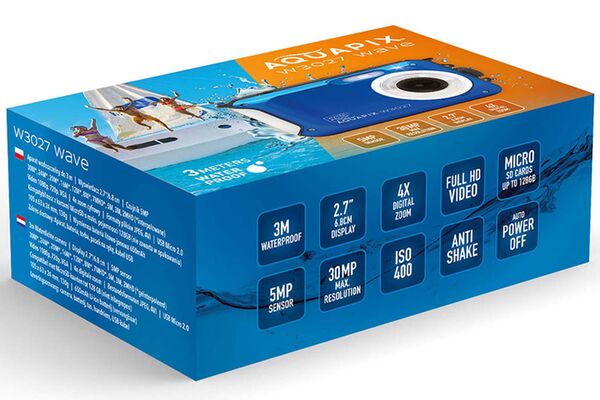 Easypix Aquapix W3027 Wave  Marine Blue