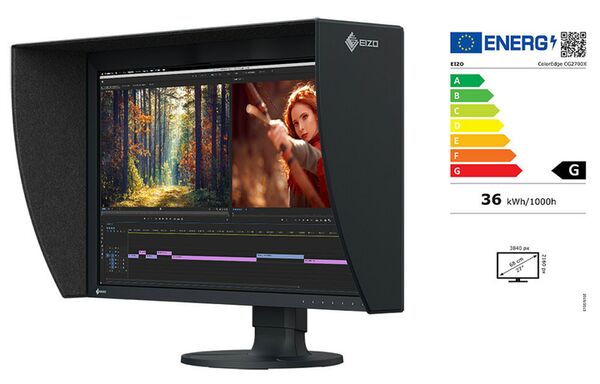 Eizo CG2700X ColorEdge Grafik-Monitor+Lichtschutz  68,4 cm (27 schwarz